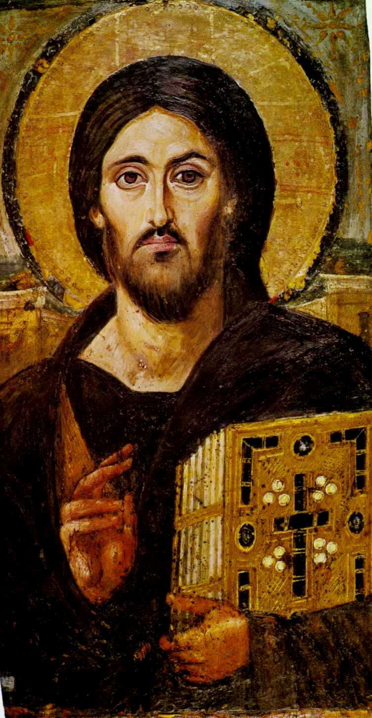 Christus Pantokrator, Sinai, 6. Jh.